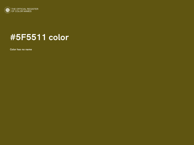 #5F5511 color image