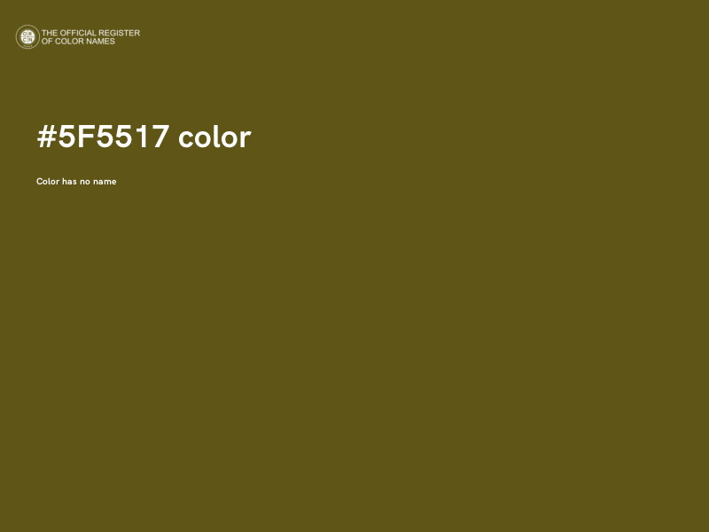 #5F5517 color image