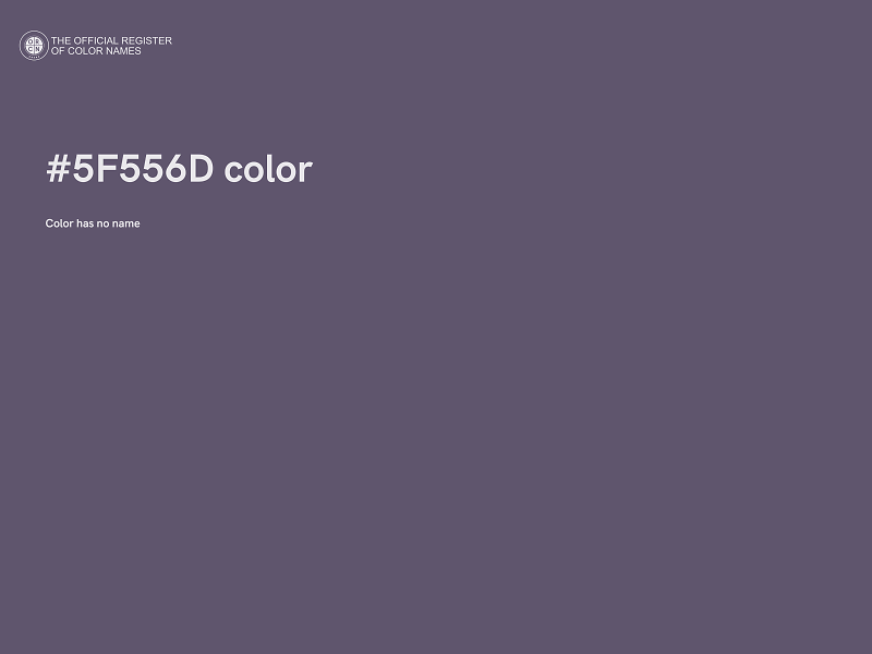 #5F556D color image