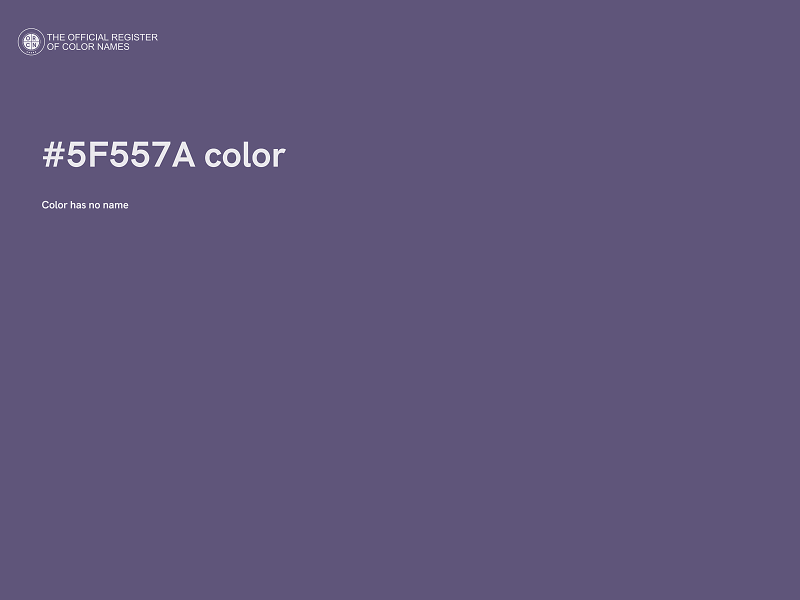 #5F557A color image