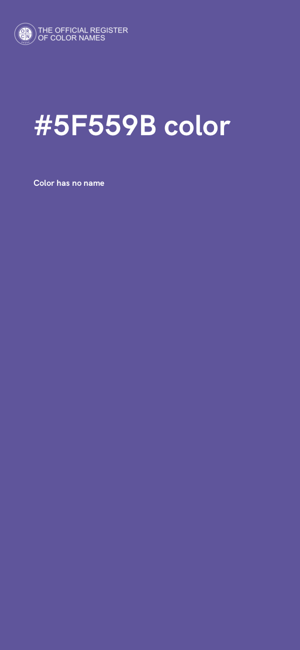#5F559B color image