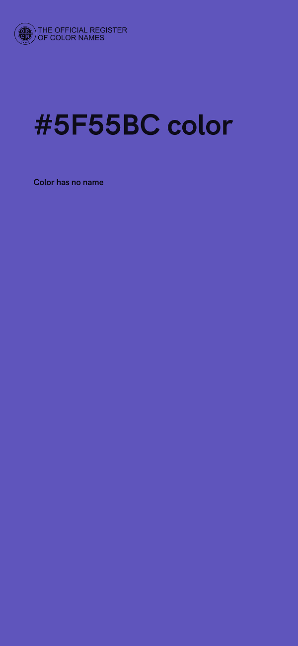 #5F55BC color image