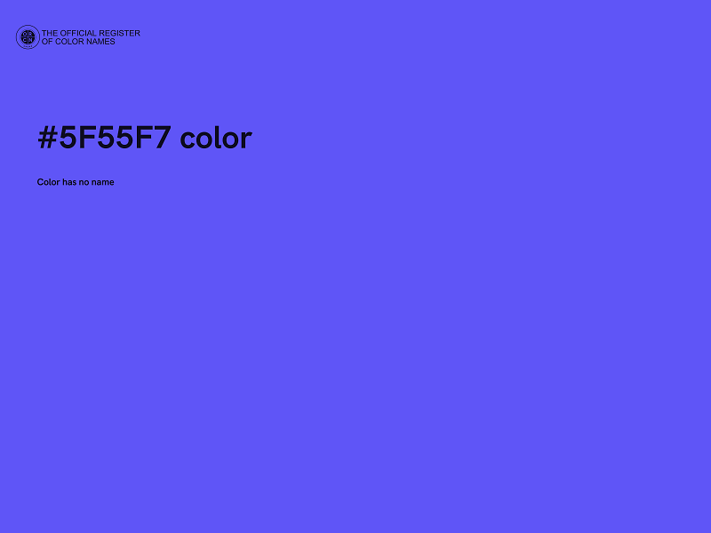 #5F55F7 color image