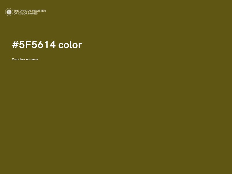 #5F5614 color image
