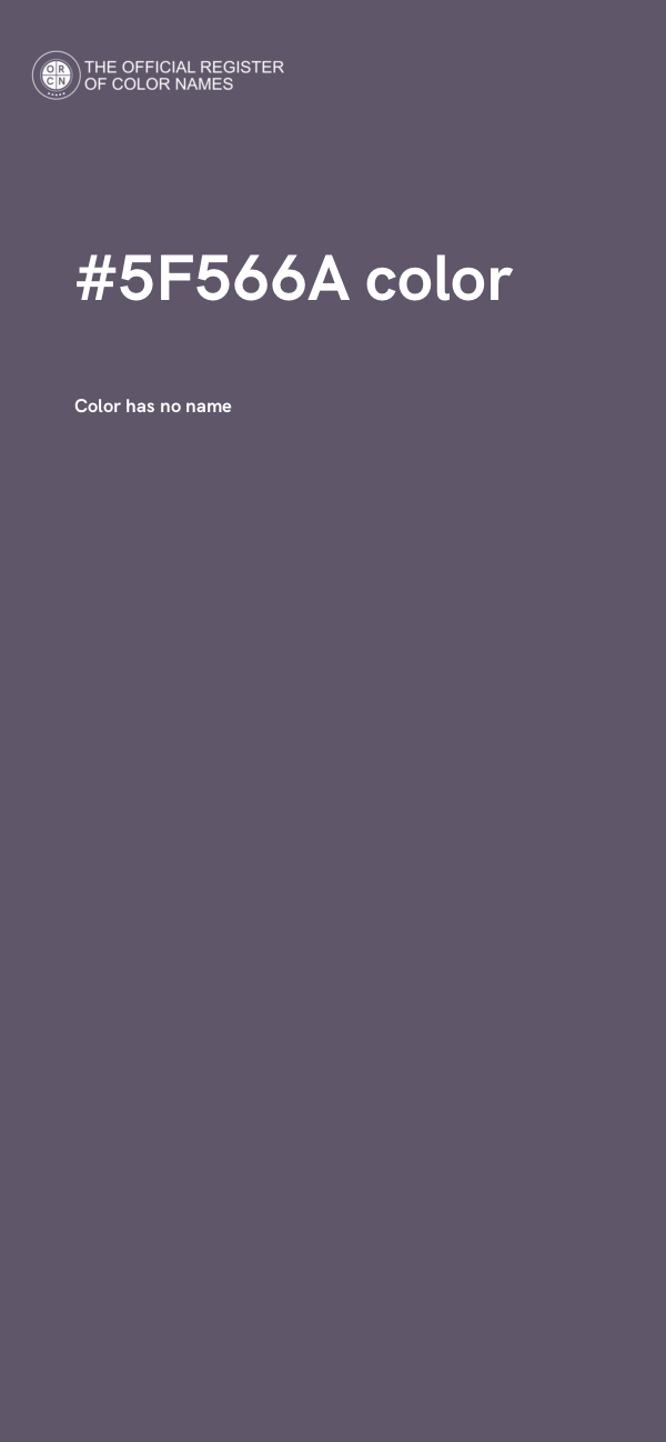 #5F566A color image