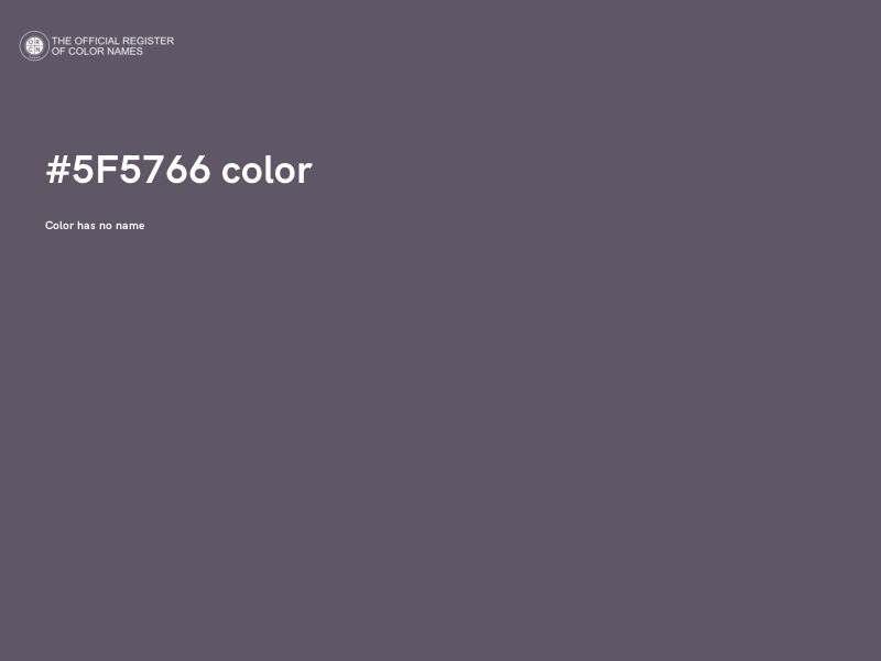 #5F5766 color image