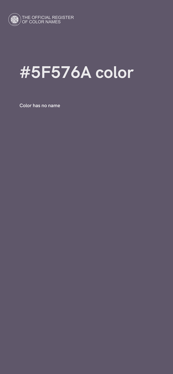 #5F576A color image