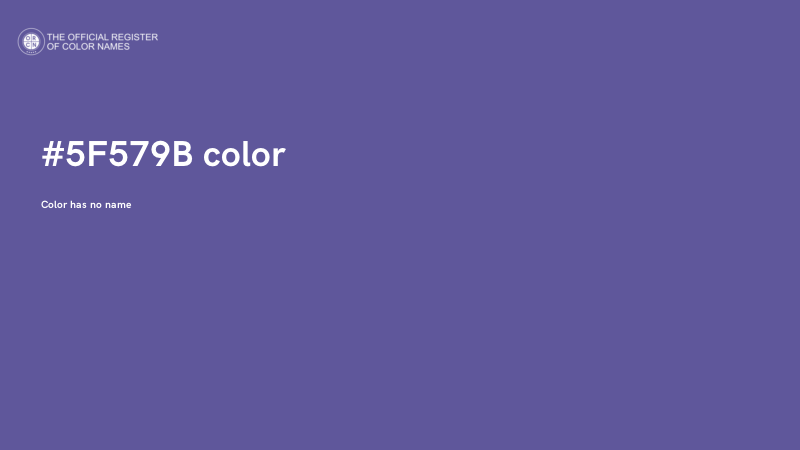 #5F579B color image
