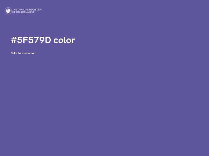 #5F579D color image