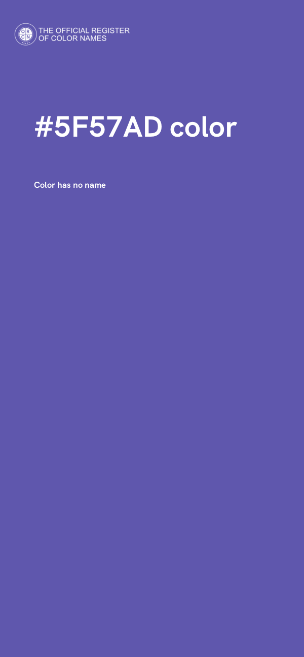 #5F57AD color image