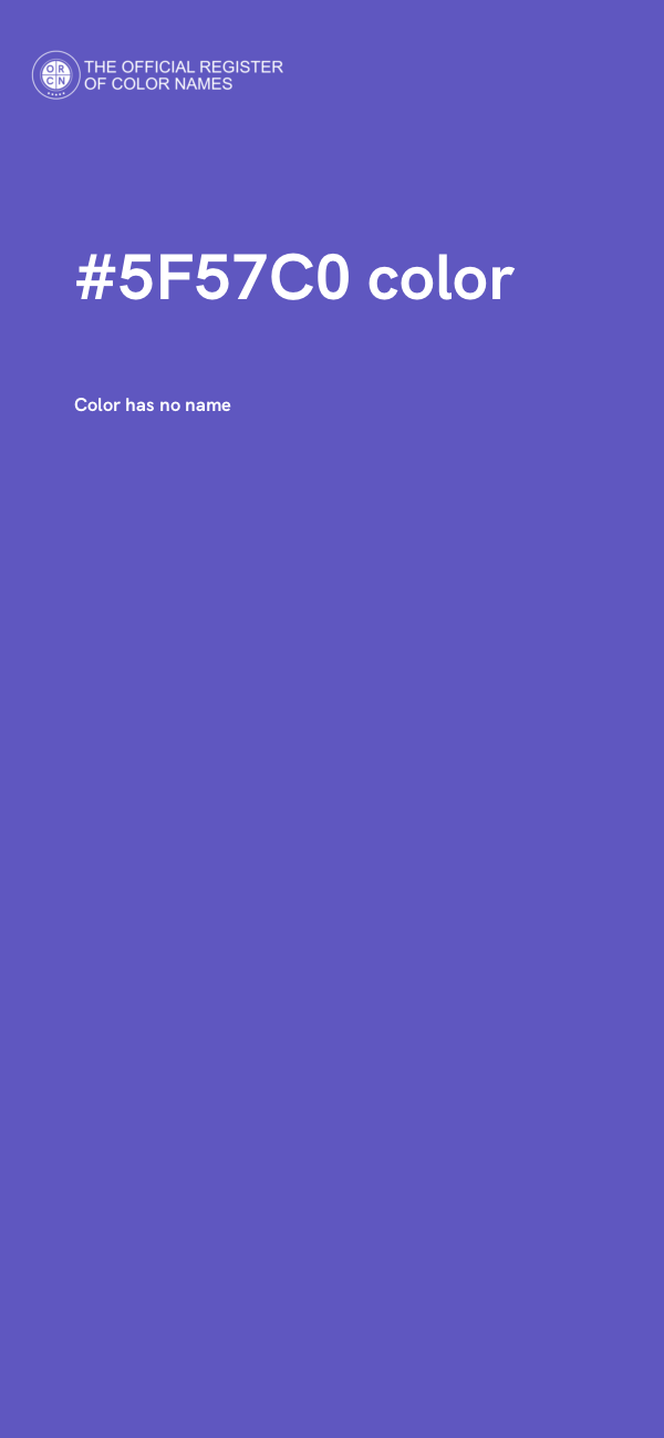 #5F57C0 color image