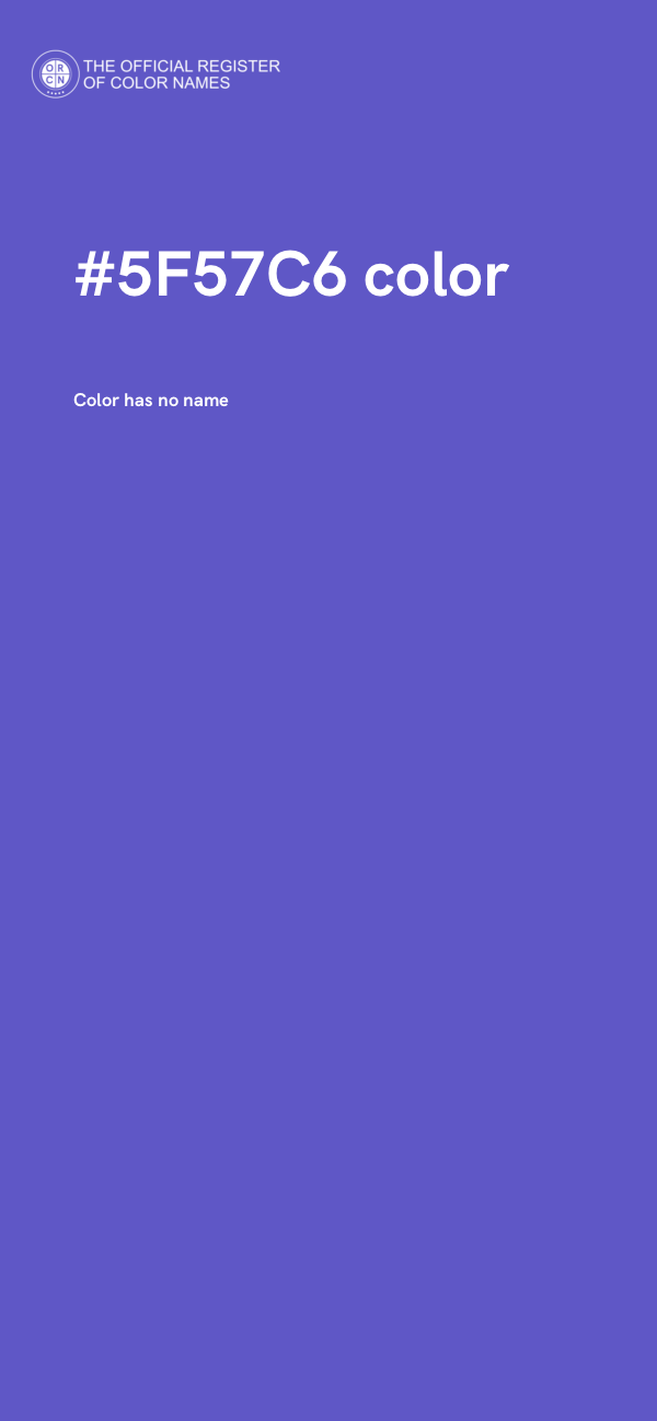#5F57C6 color image