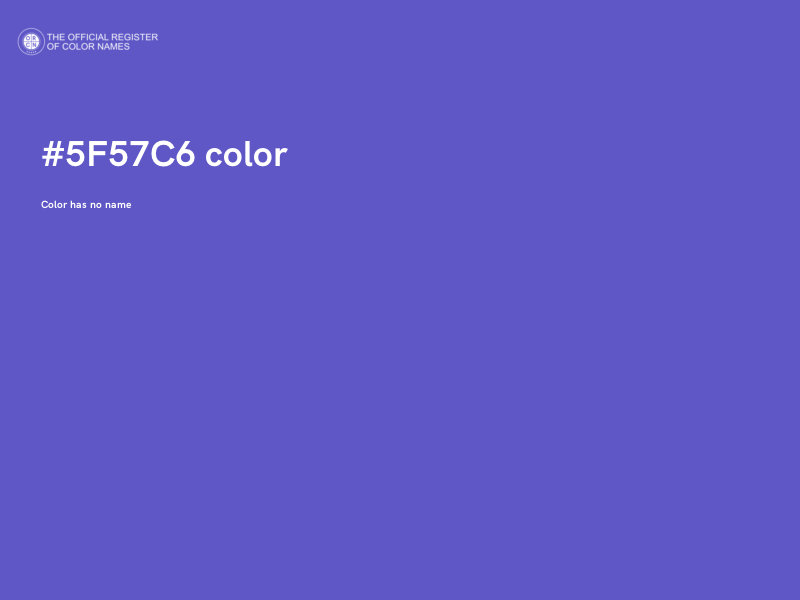 #5F57C6 color image