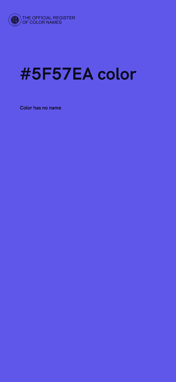#5F57EA color image