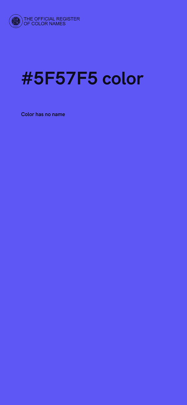 #5F57F5 color image