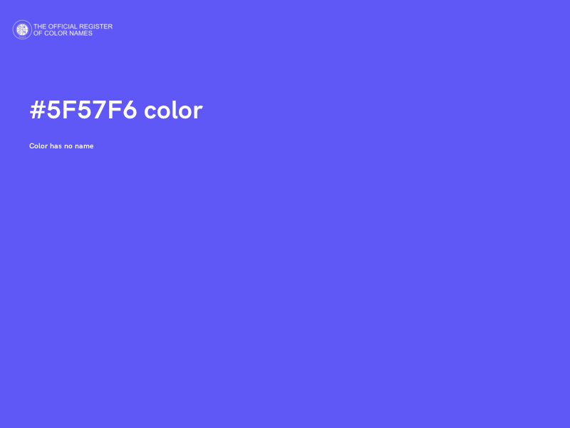 #5F57F6 color image