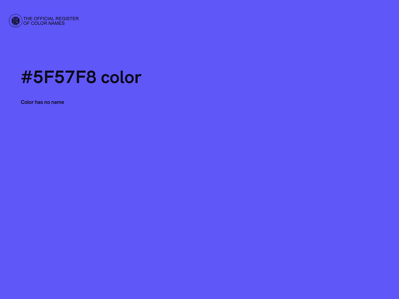 #5F57F8 color image