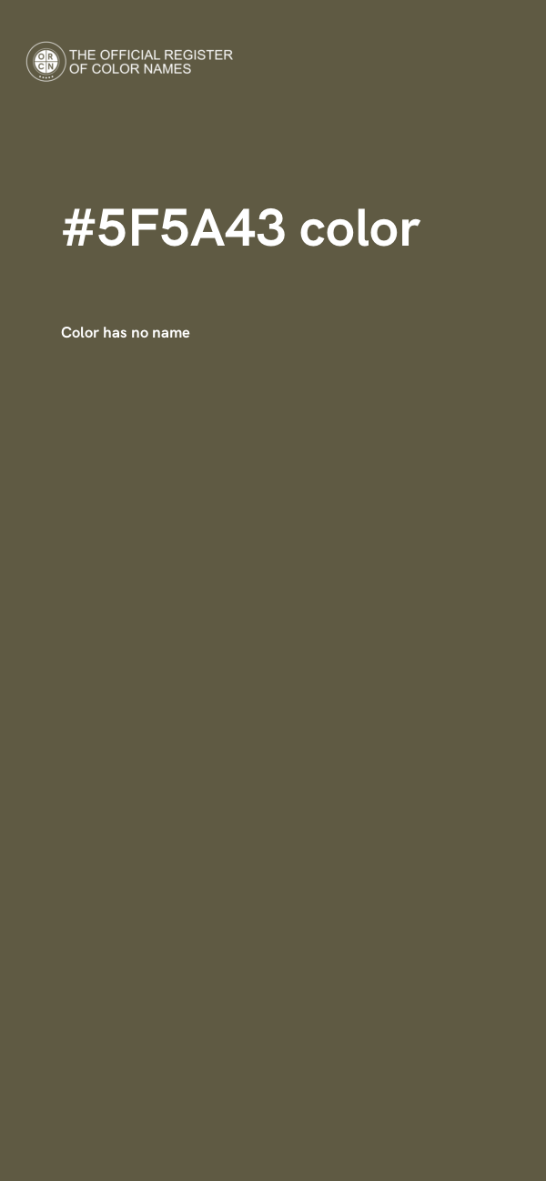 #5F5A43 color image