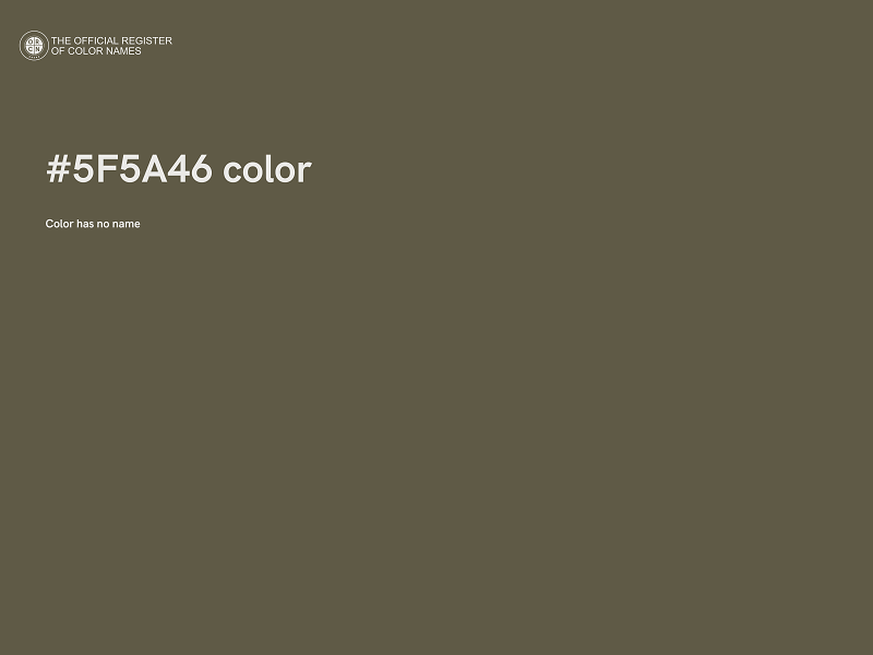 #5F5A46 color image