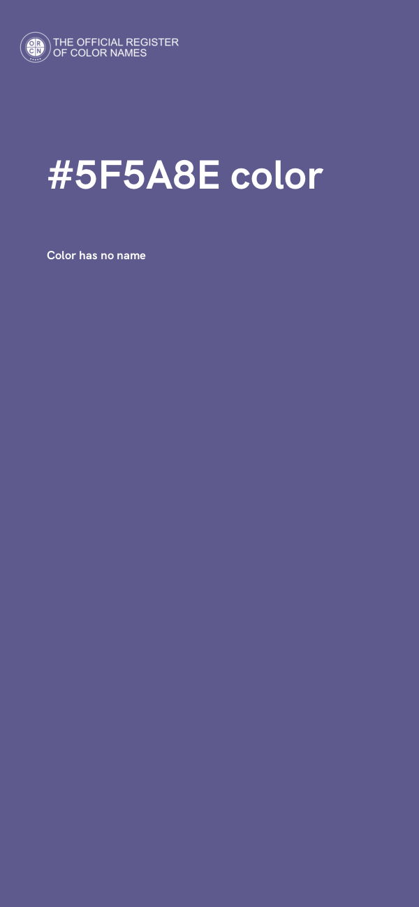 #5F5A8E color image