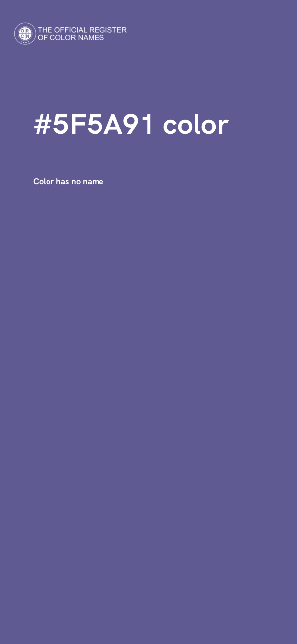#5F5A91 color image