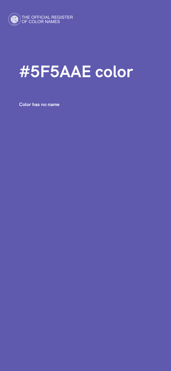 #5F5AAE color image