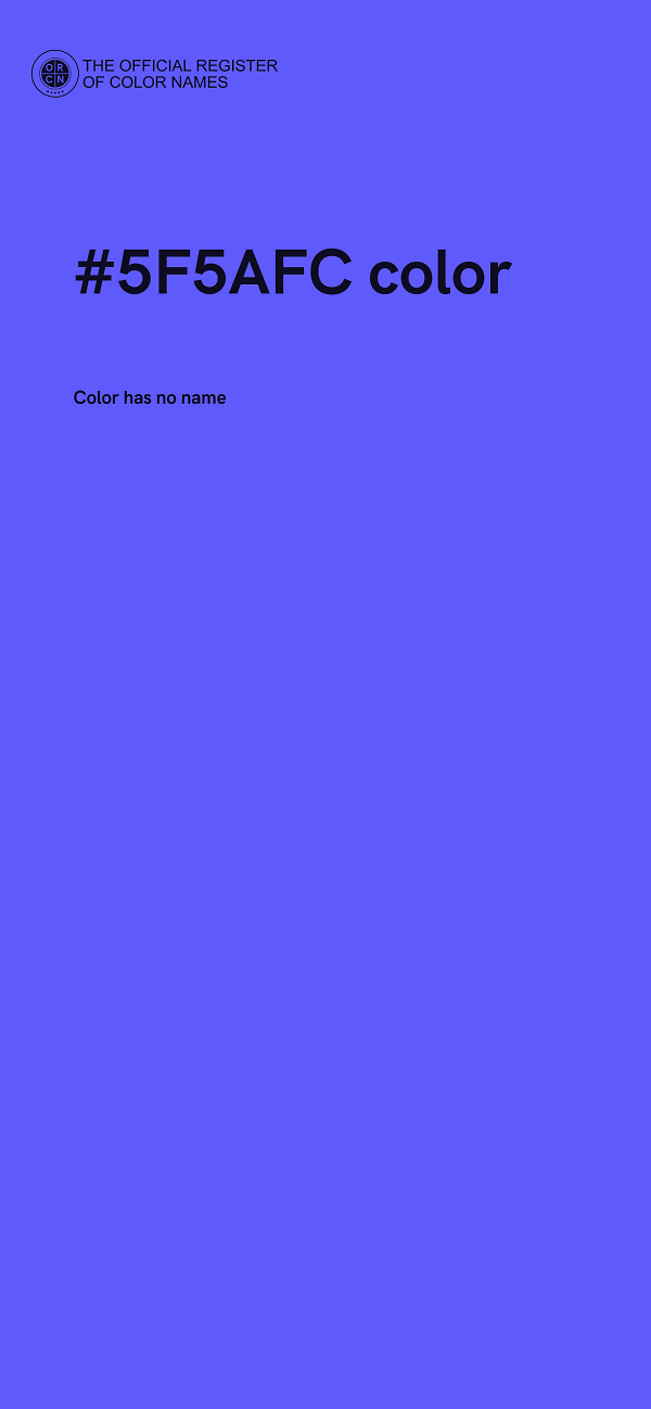 #5F5AFC color image
