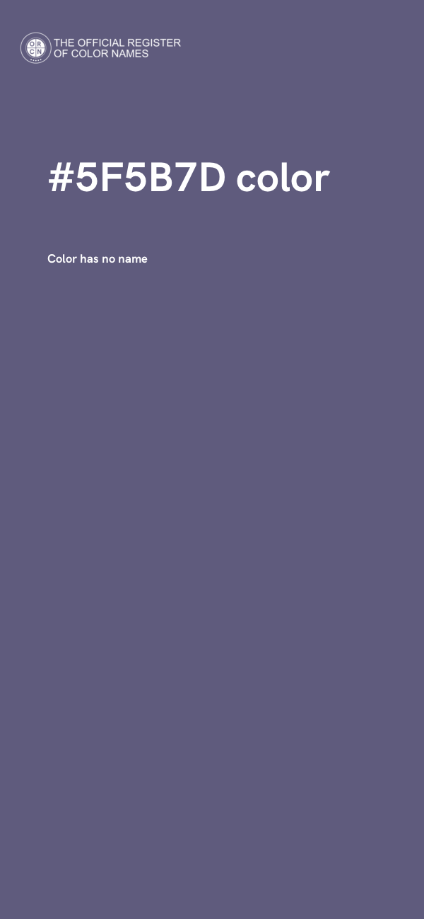 #5F5B7D color image
