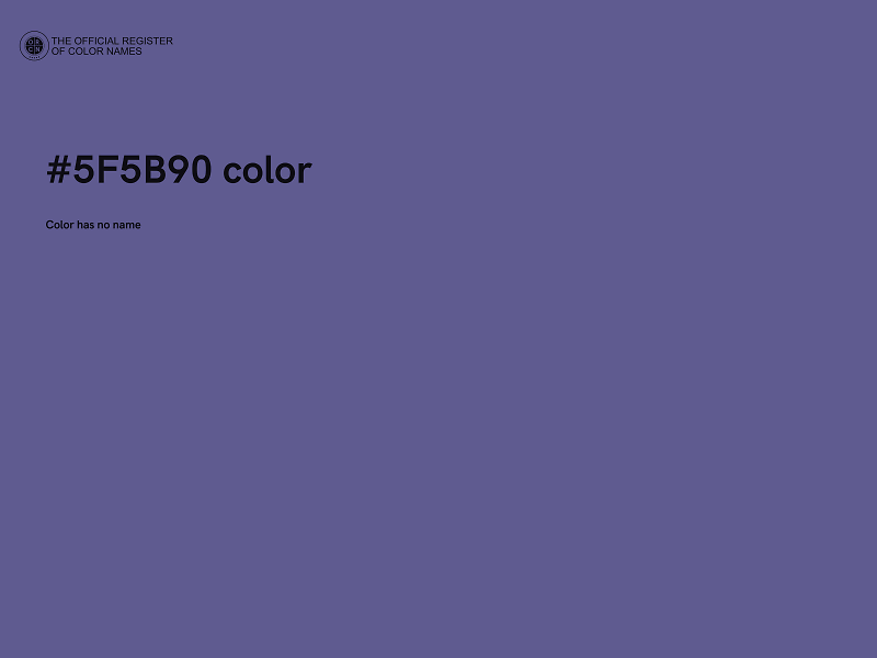 #5F5B90 color image