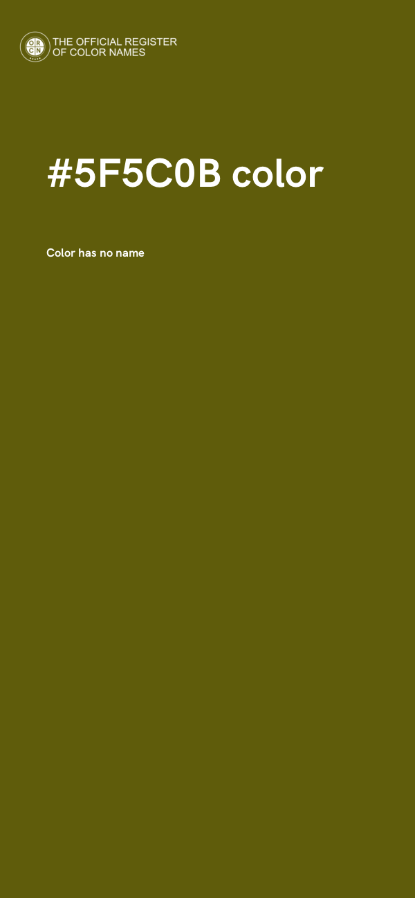#5F5C0B color image