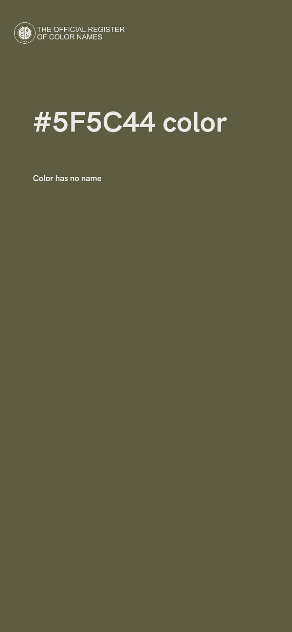 #5F5C44 color image