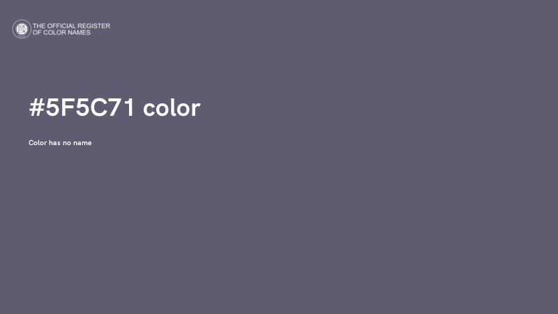 #5F5C71 color image