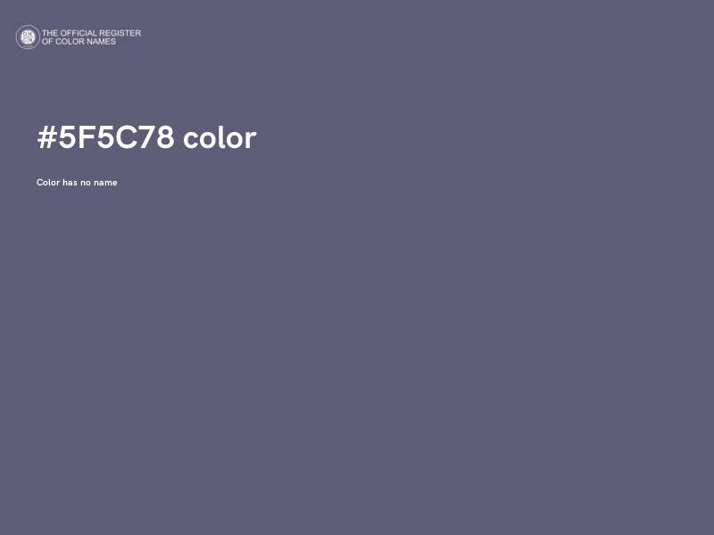 #5F5C78 color image