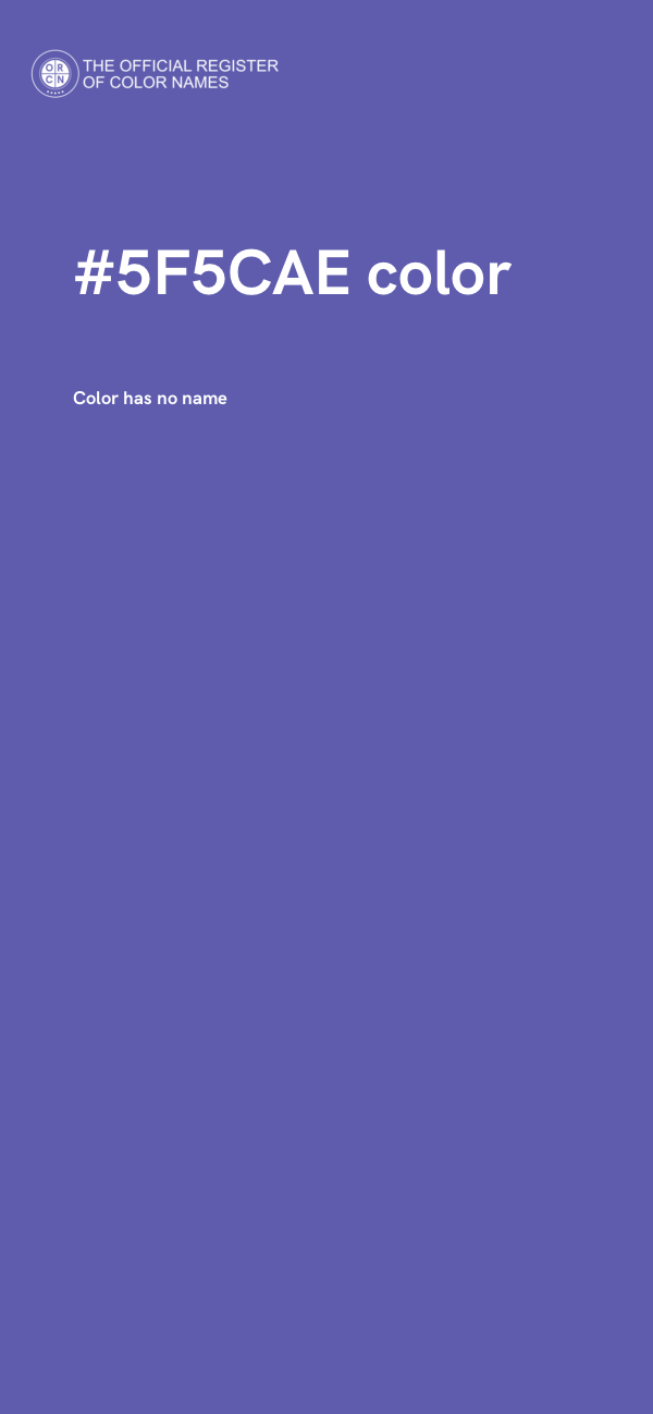 #5F5CAE color image