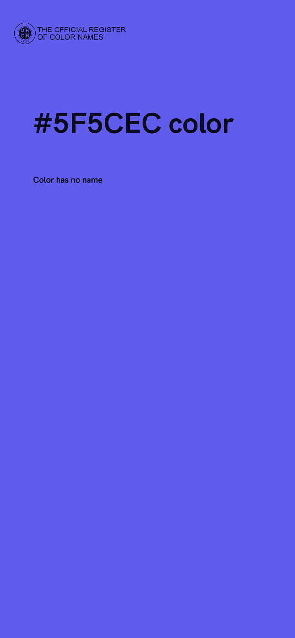 #5F5CEC color image