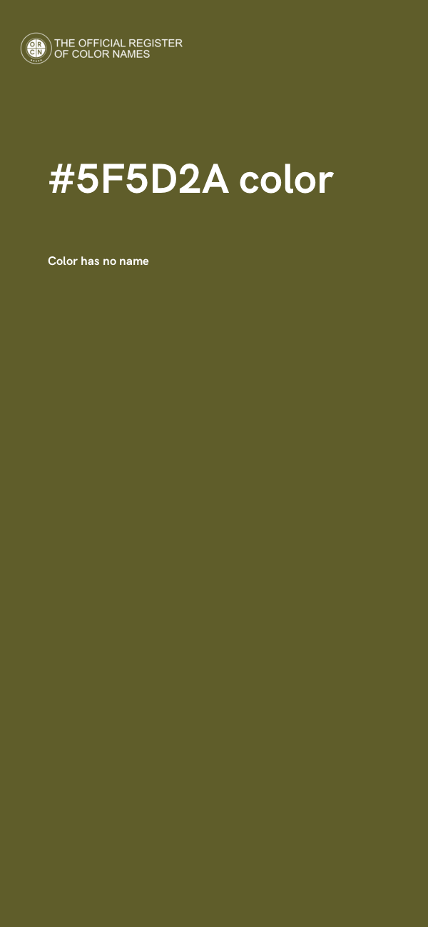 #5F5D2A color image