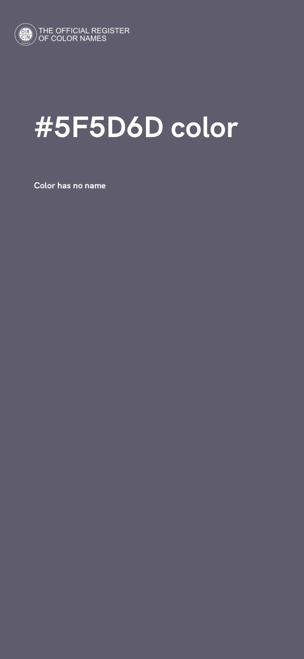 #5F5D6D color image