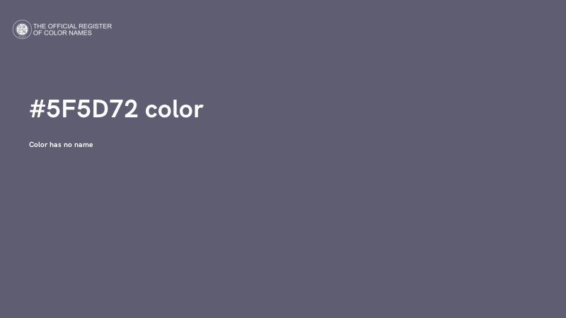 #5F5D72 color image