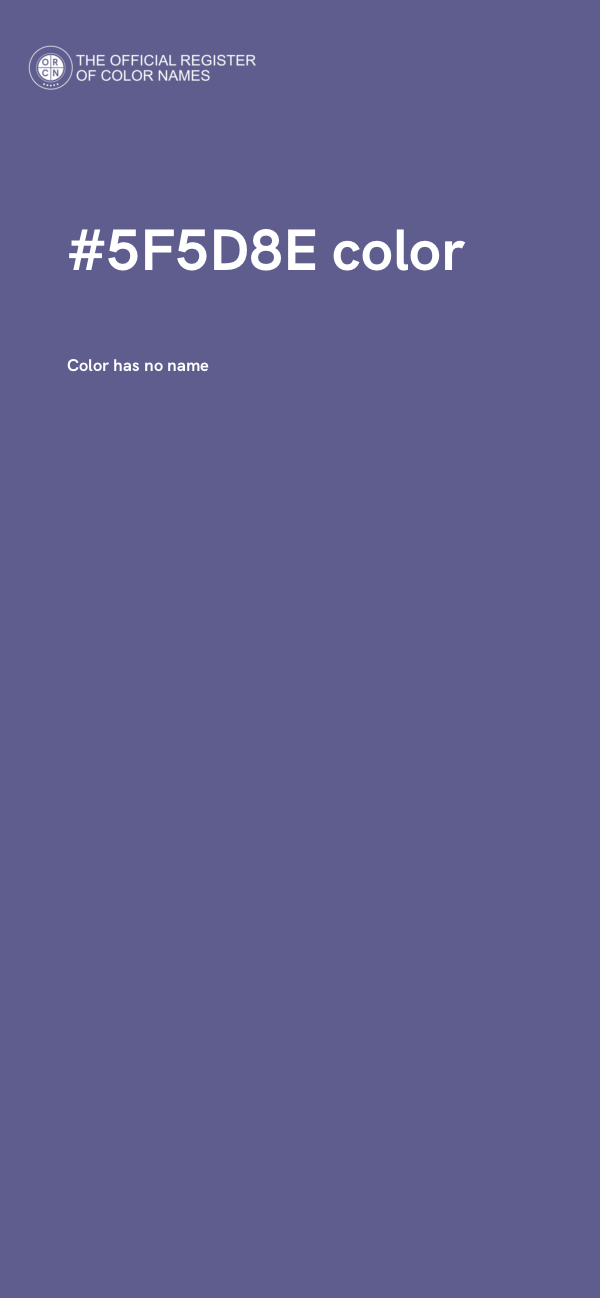 #5F5D8E color image
