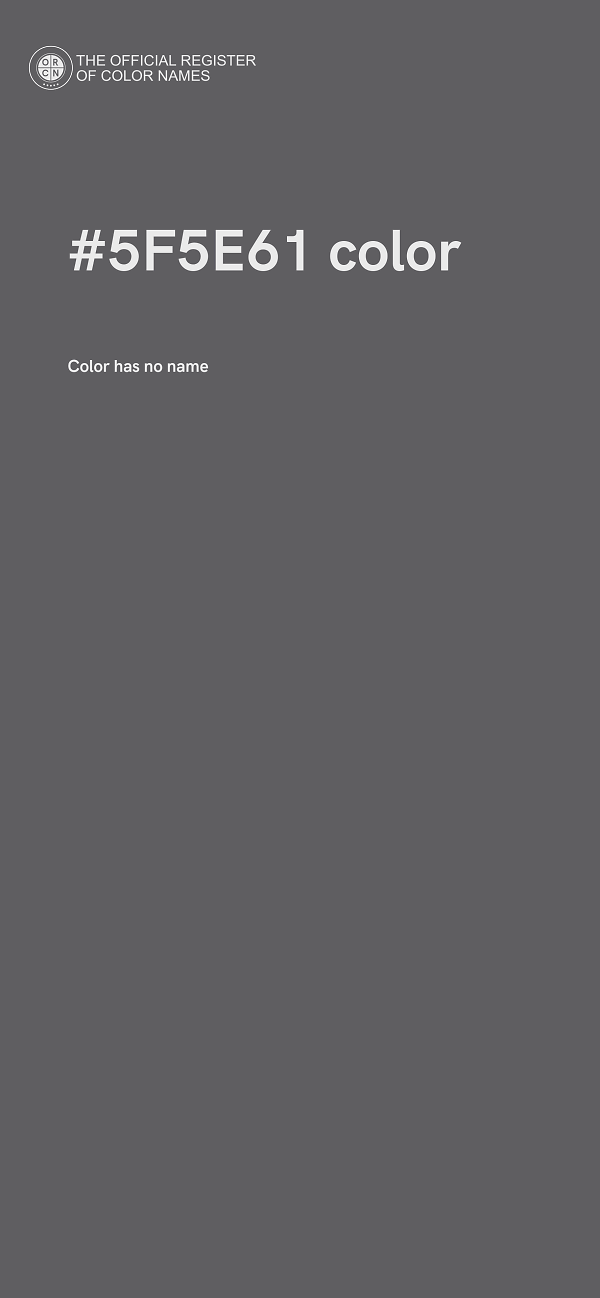 #5F5E61 color image
