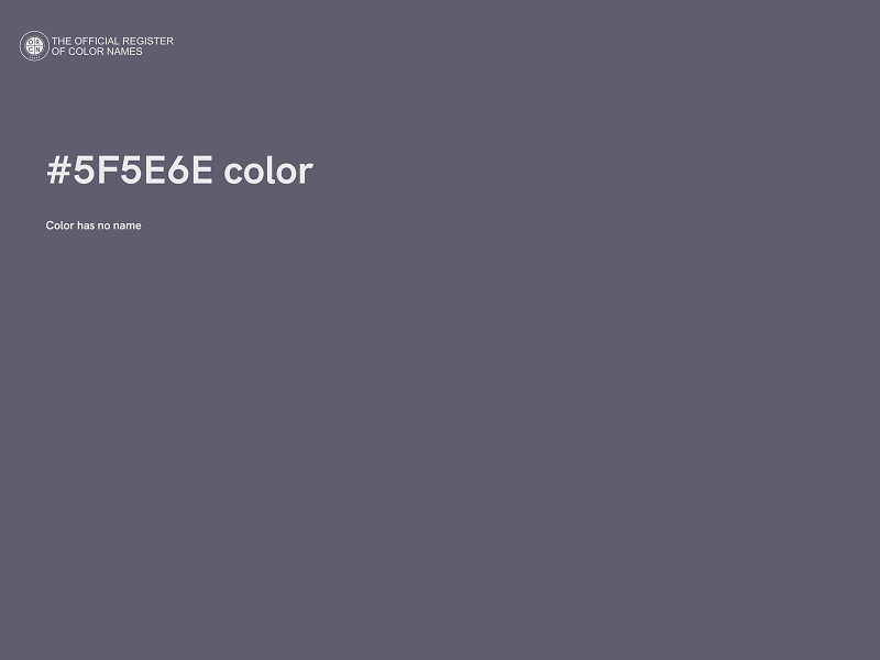 #5F5E6E color image