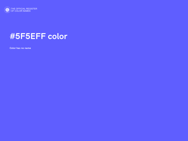 #5F5EFF color image