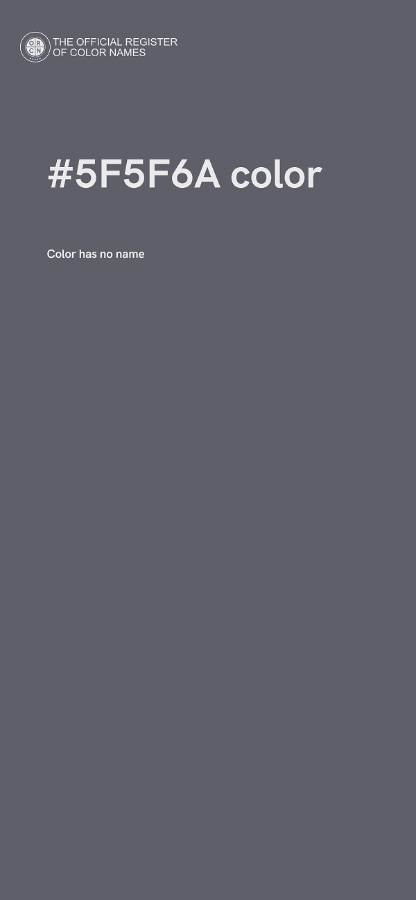 #5F5F6A color image