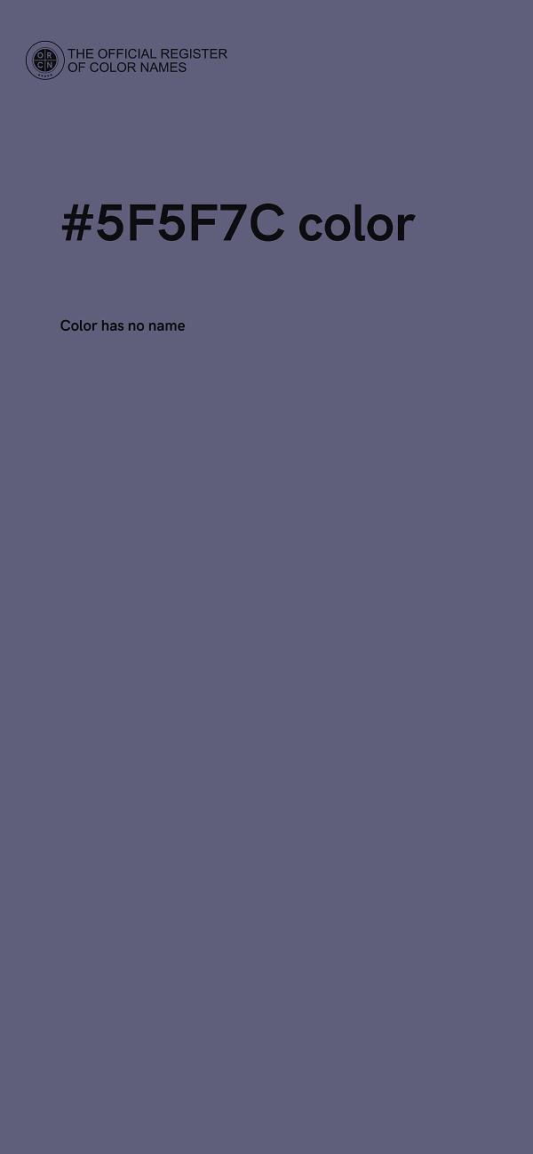 #5F5F7C color image