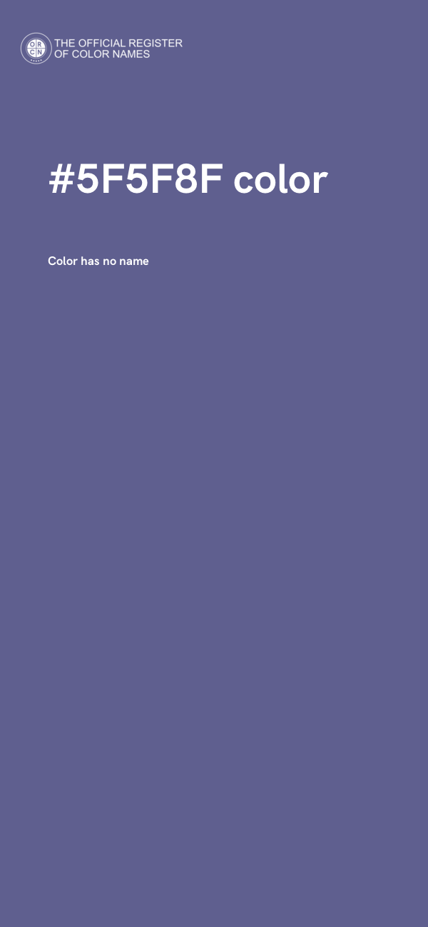 #5F5F8F color image