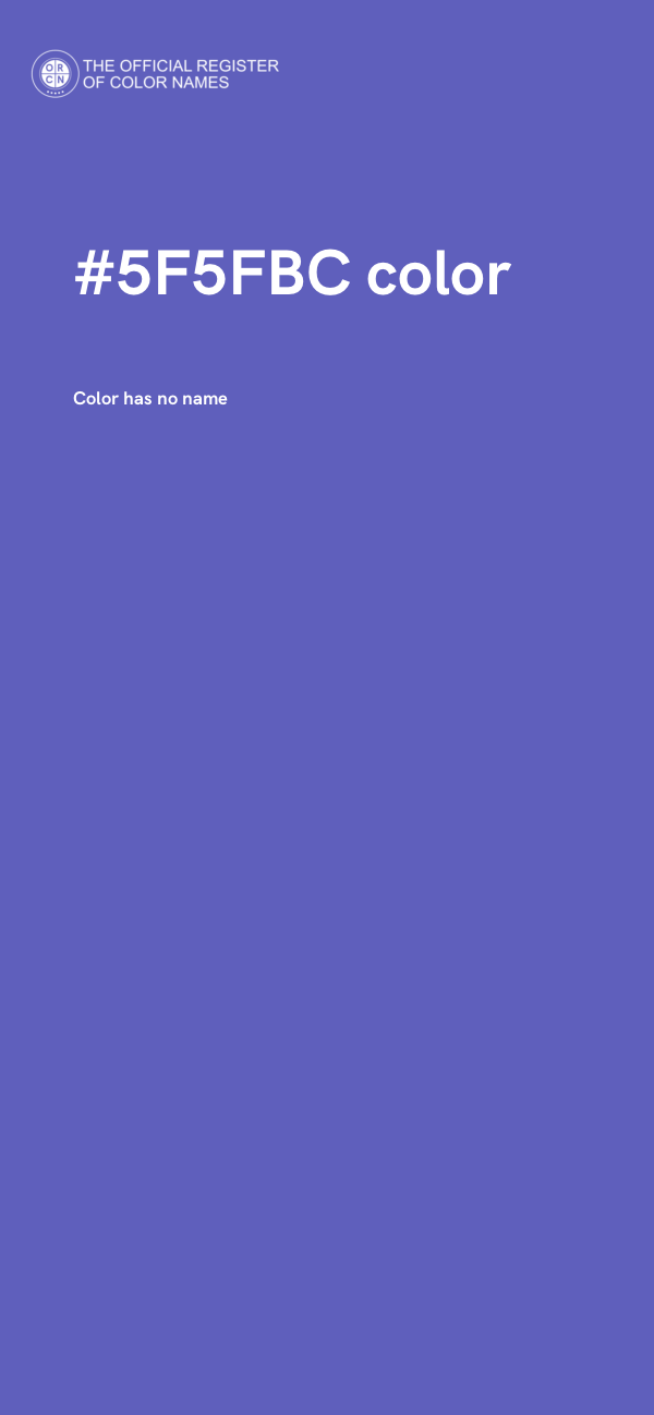 #5F5FBC color image
