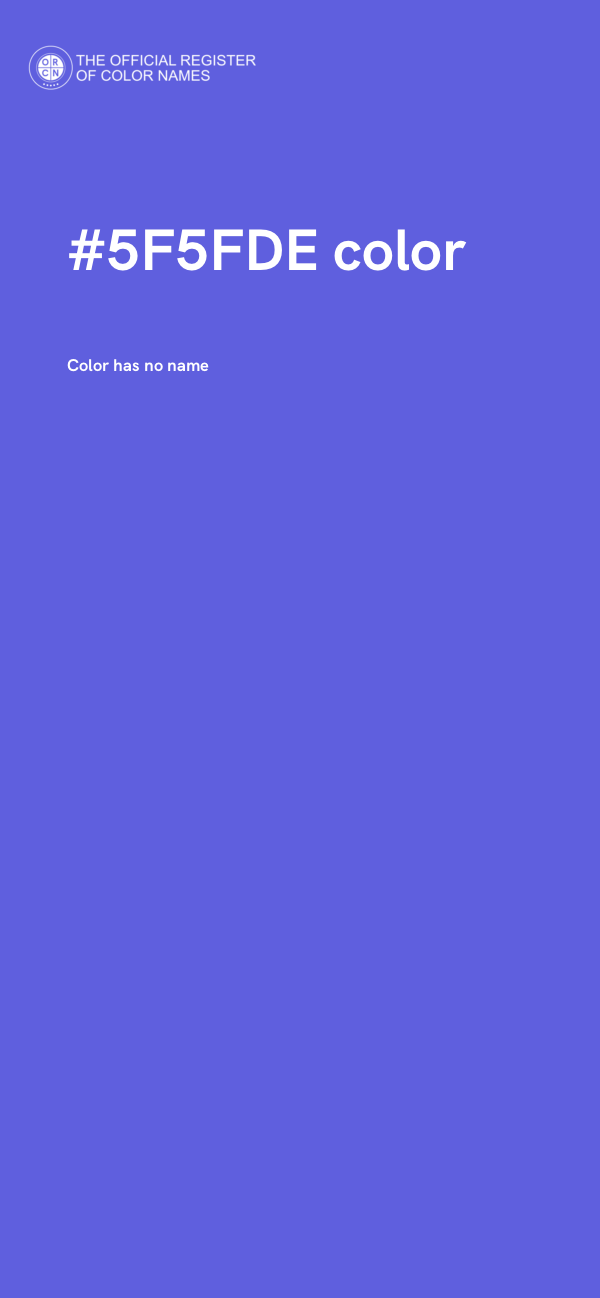 #5F5FDE color image