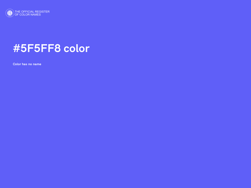 #5F5FF8 color image