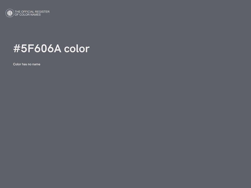 #5F606A color image