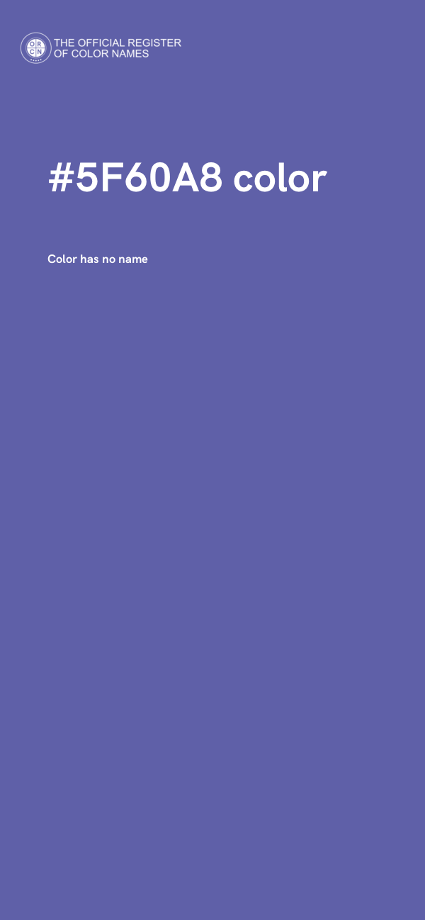 #5F60A8 color image